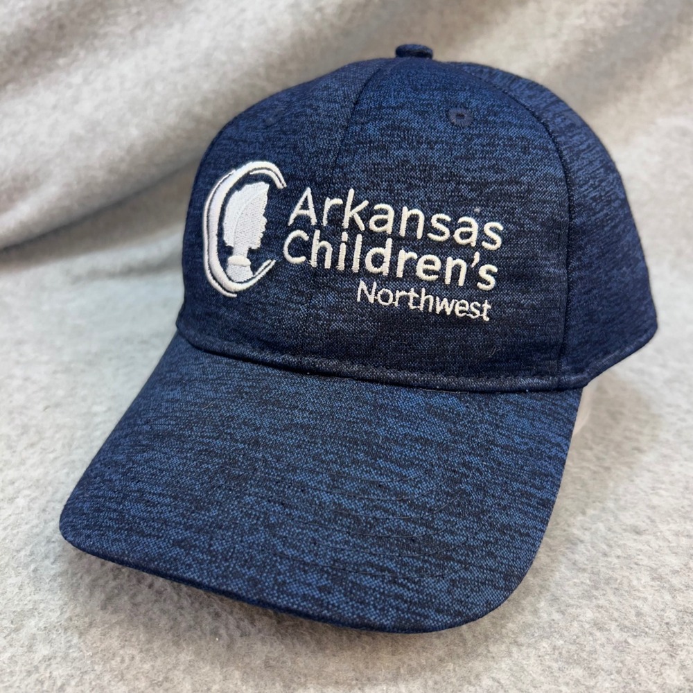 Arkansas Children's Northwest Unisex Blue Heathered Baseball Hat Adjustable OSFM
